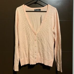 NWT New York + Company Beaded Cardigan